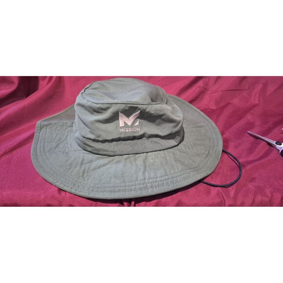 NWOT Mission Cooling Bucket Hat One Size Khaki Green Fishing Sun Protection - Picture 1 of 2